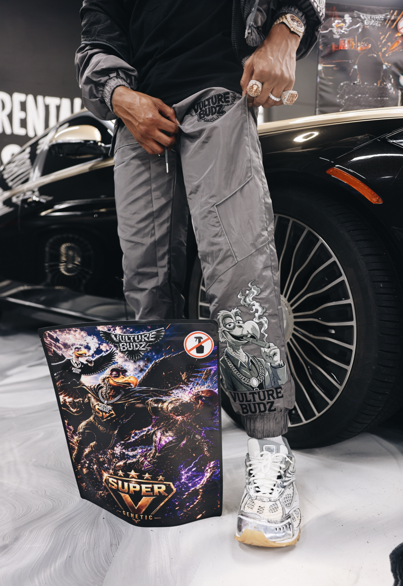 Reflective Jogger set GREY